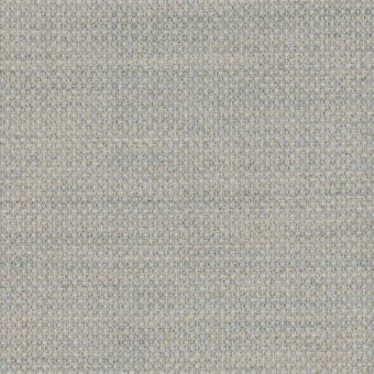 Fiord Kvadrat fabric sample, gray woven texture with pale yellow and off-white threads, dense nubby weave, matte finish.
